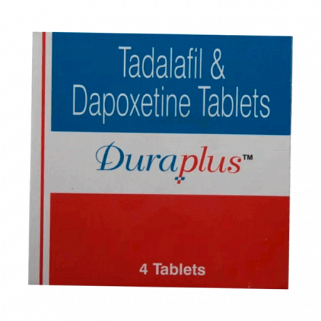 Тадалафил   Дапоксетин Дураплюс (Duraplus) 10 30мг табл. №4 лекарственный препарат