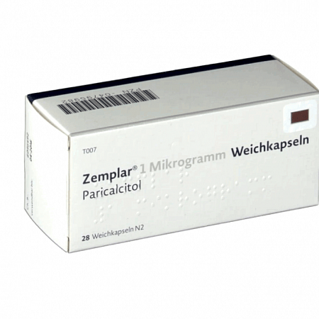 Земплар (Парикальцитол) капсулы 1мкг 28шт препарат для минерального обмена